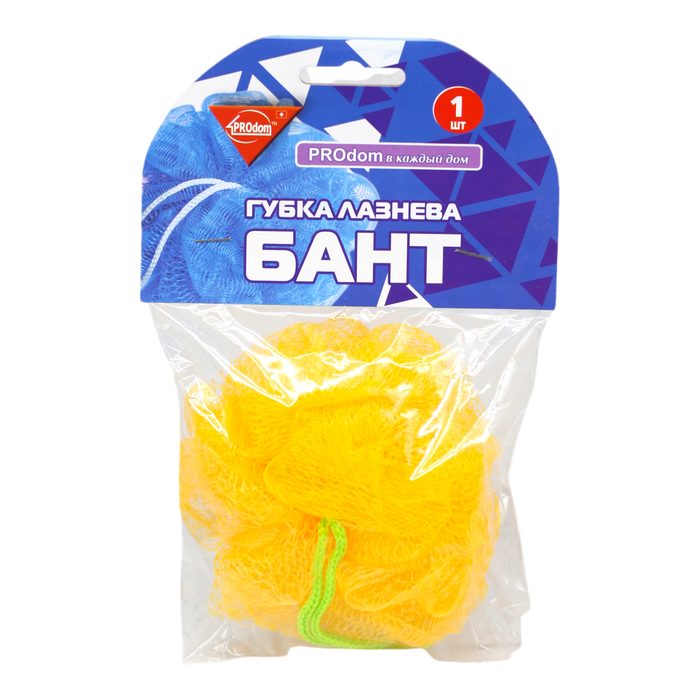 Губка банна "Бант" ProDom 1 шт (10х4х25 см)